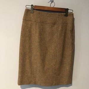Banana Republic brown tweed skirt